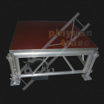 aluminum stage